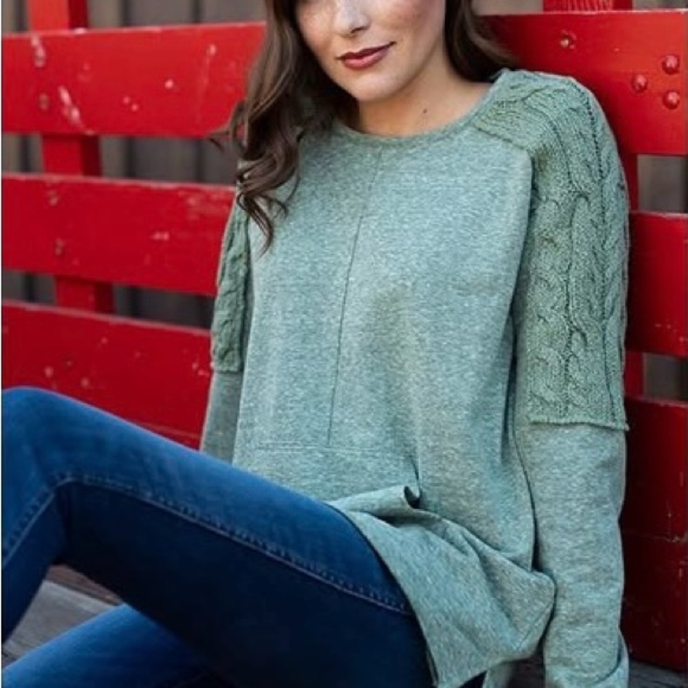 The Consuelo Sweater in Eucalyptus size S- in original packaging! - Picture 2 of 7